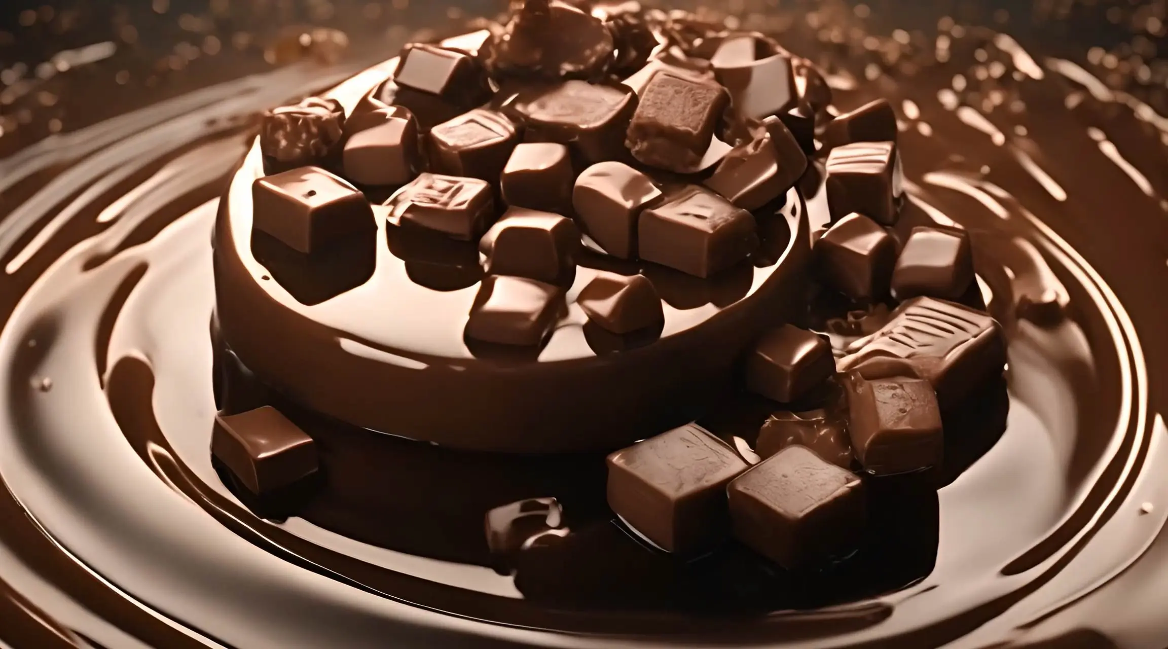 Rich Chocolate Pudding Close-Up